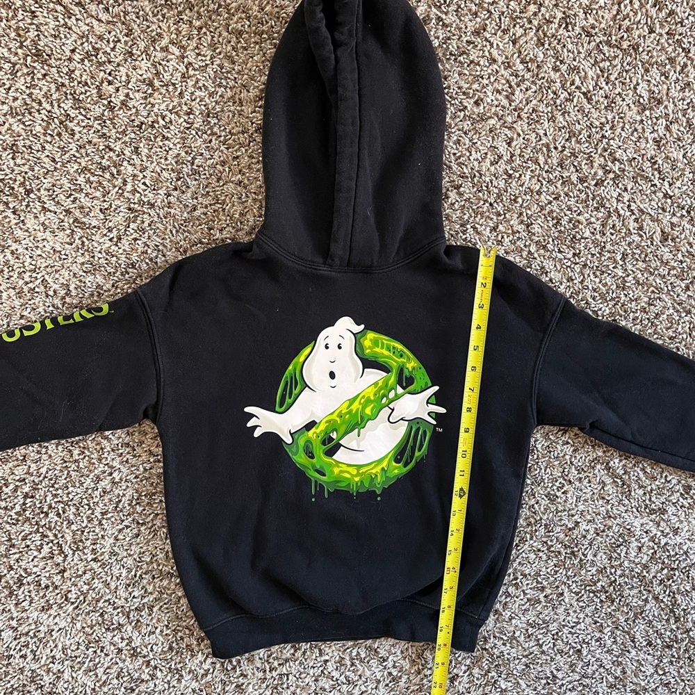 H&M Black Hoodie | Ghostbusters Graphic‎ Design | Pop Culture Sweatshirt